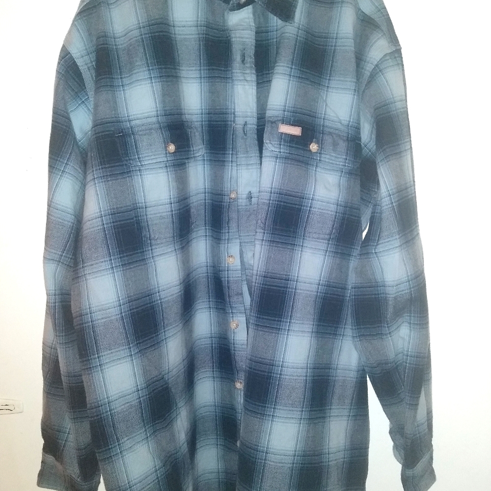 Carhartt Blue plaid shirt